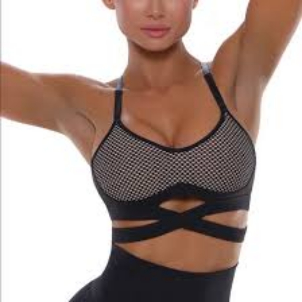 Bombshell Sportswear butterfly sports bra
